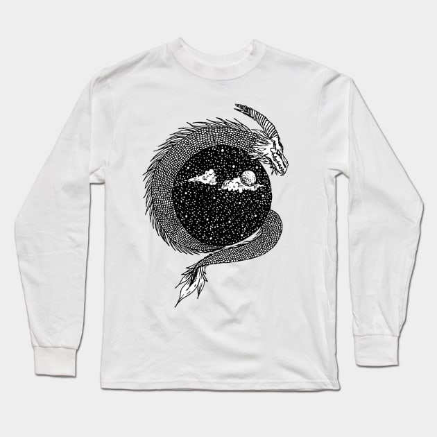 Dragon Long Sleeve T-Shirt by ckai